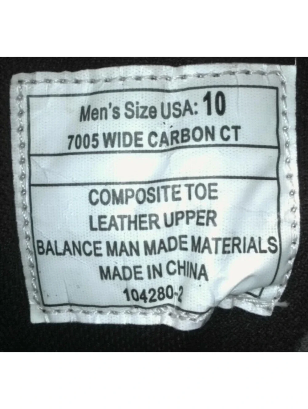 Amazone Boots Composite Toe Men's Size 10